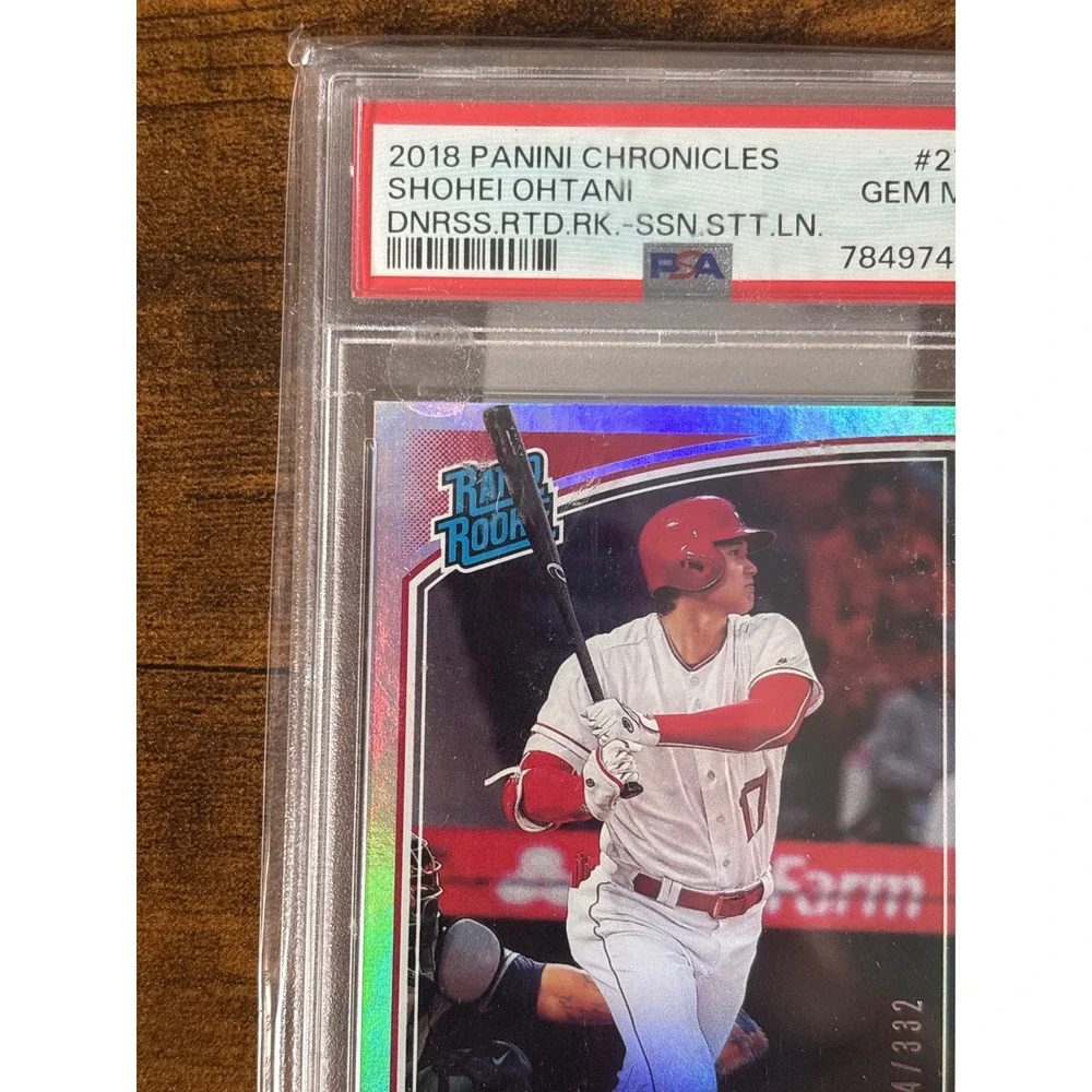 2018 Panini Chronicles Shohei Ohtani #272 Donruss Rated Rookie PSA 10 324/332
